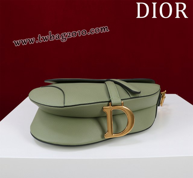 Dior专柜新款迪奥高仿原单长肩带大小号牛皮马鞍包手拎斜挎包 djfk1804